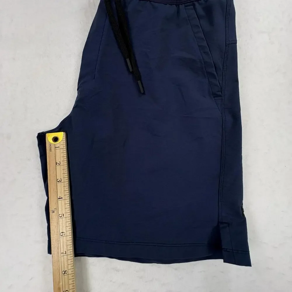 Public Rec Flex Shorts Mens 34 Navy Blue 7” Stretch Athletic Performance Golf